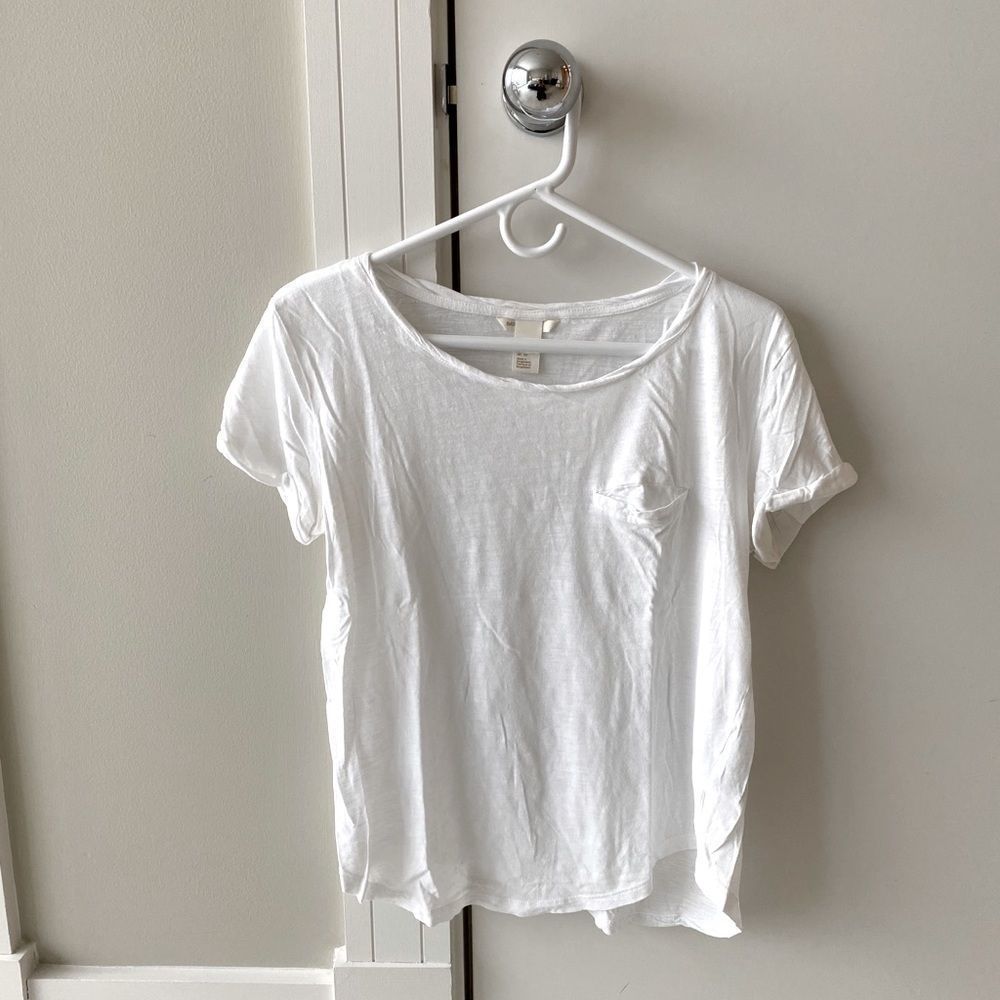 H&M Basic White Tee